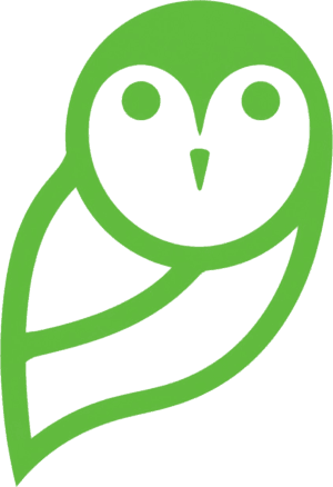 Shwe Myay Thee brand logo with green owl mark